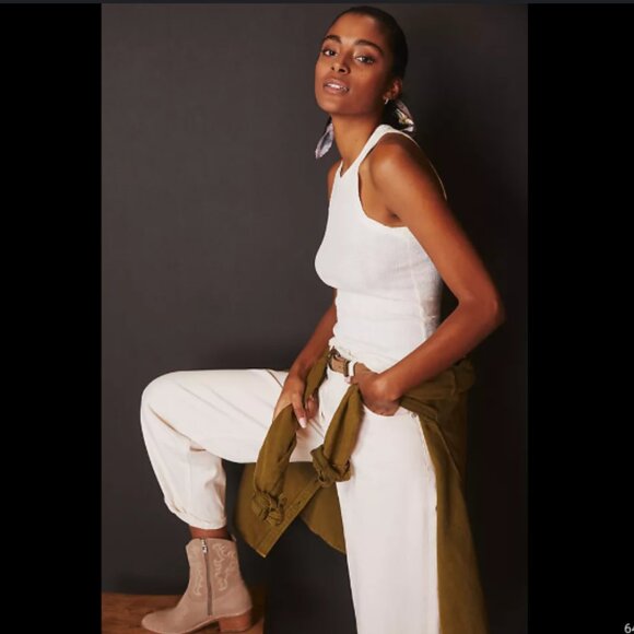 Brand New Women's Pilcro Sustainable Ribbed Tank - Picture 5 of 9